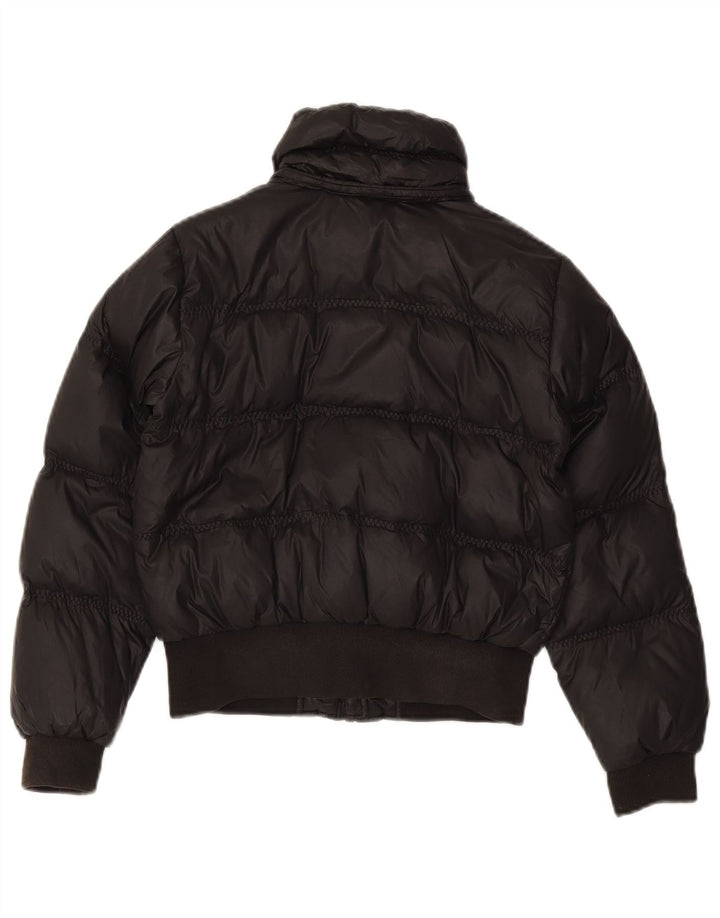 DIESEL Girls Padded Jacket 7-8 Years Medium  Black Nylon