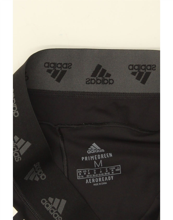 Pantaloni scurți sport Adidas Aeroready Graphic pentru femei UK 12/14 Medium Black