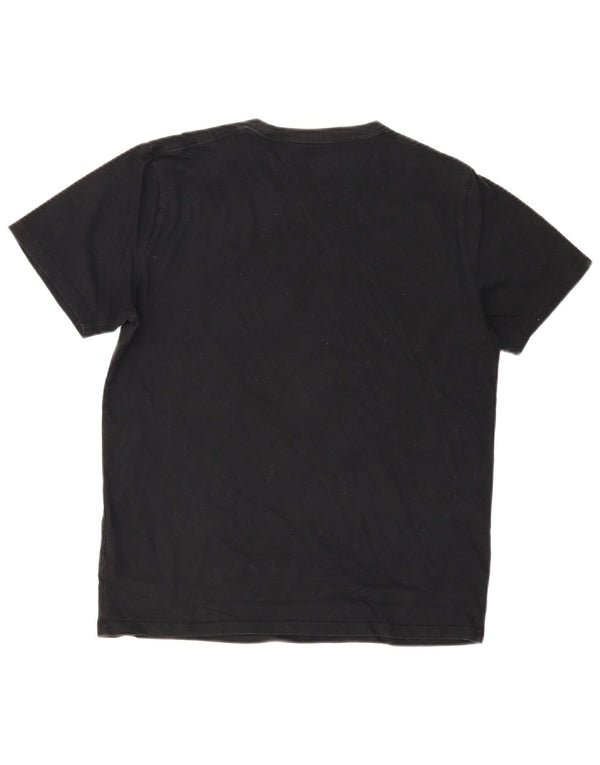 Tricou HOLLISTER pentru bărbați Core Fit Top Medium Black Bumbac