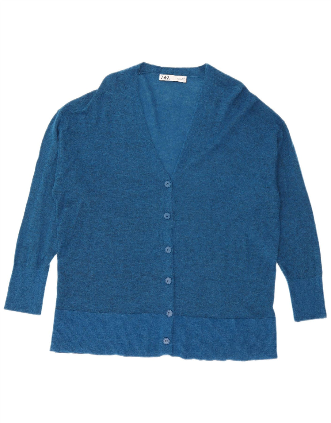 Pulover cardigan supradimensionat pentru femei Zara UK 10 Small Blue