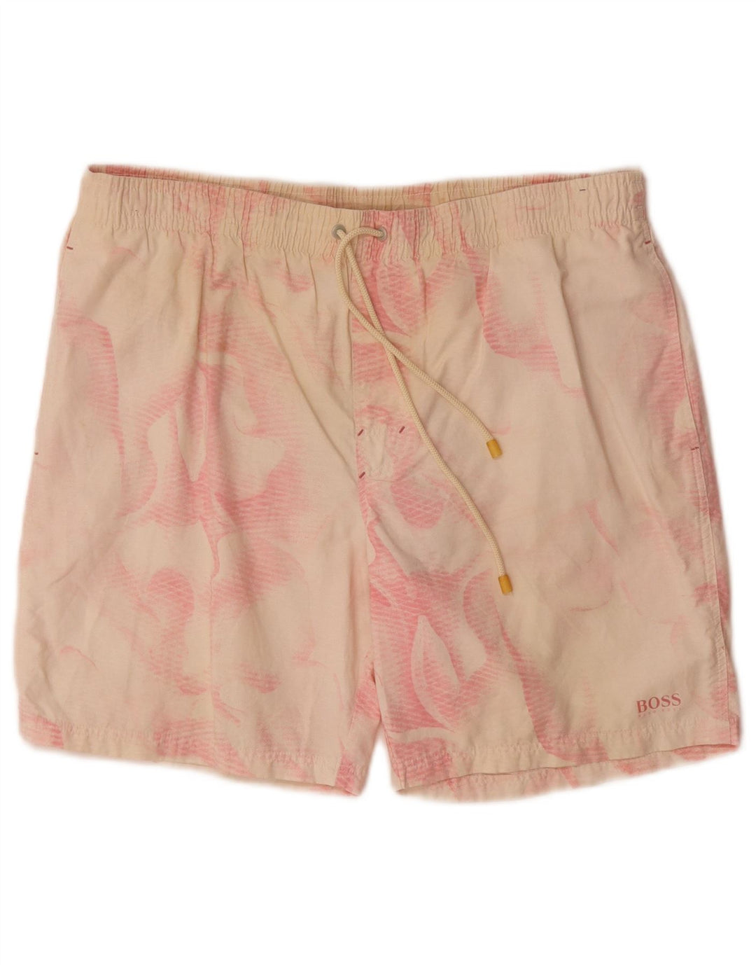 Pantaloni scurți de înot Hugo Boss pentru bărbați, din bumbac alb și colorat