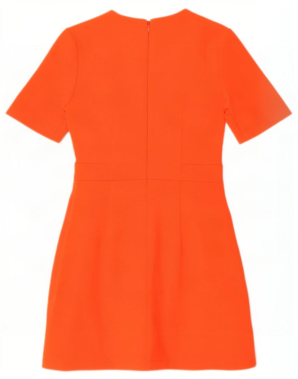 Topshop Womens Petite Sheath Dress UK 6 XS Red Polyester