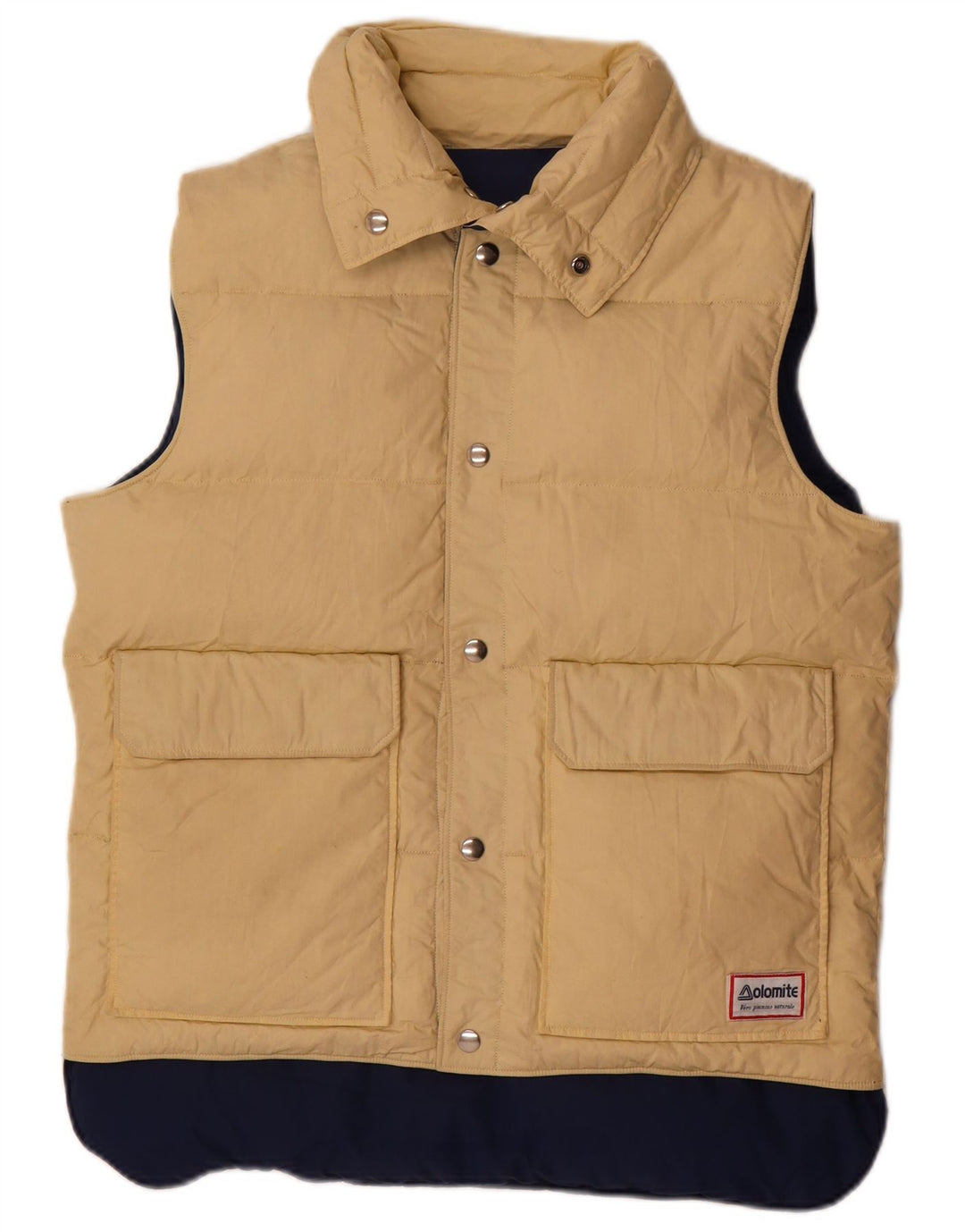 Dolomite Gilet Captusit Reversibil pentru Barbati UK 38 Medium Bleumarin Bumbac