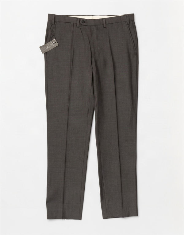 Marks & Spencer Pantaloni de costum drepți croiți pentru bărbați L36 L33 gri