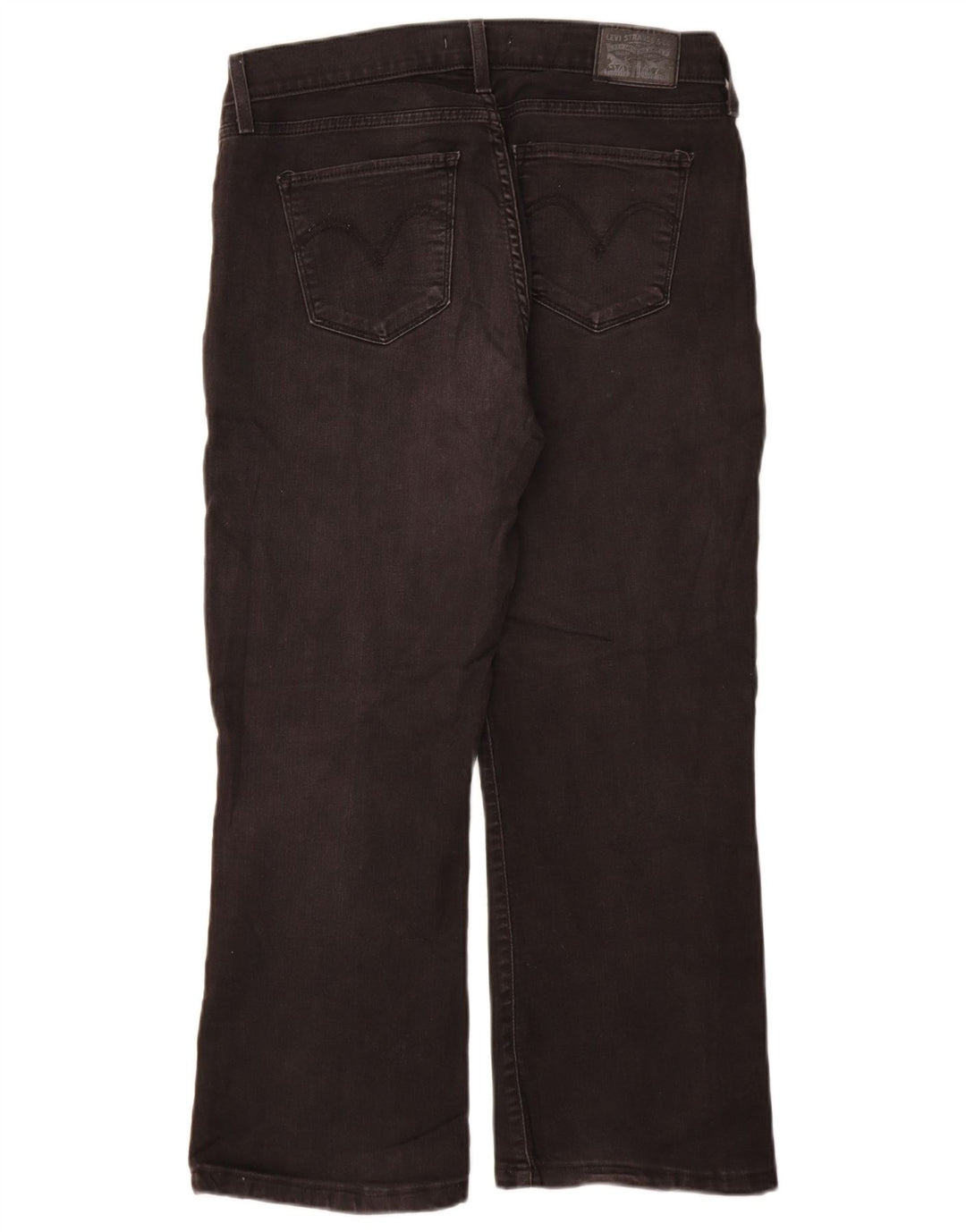 Blugi Levi's Curvy Bootcut W30 L26, bumbac negru