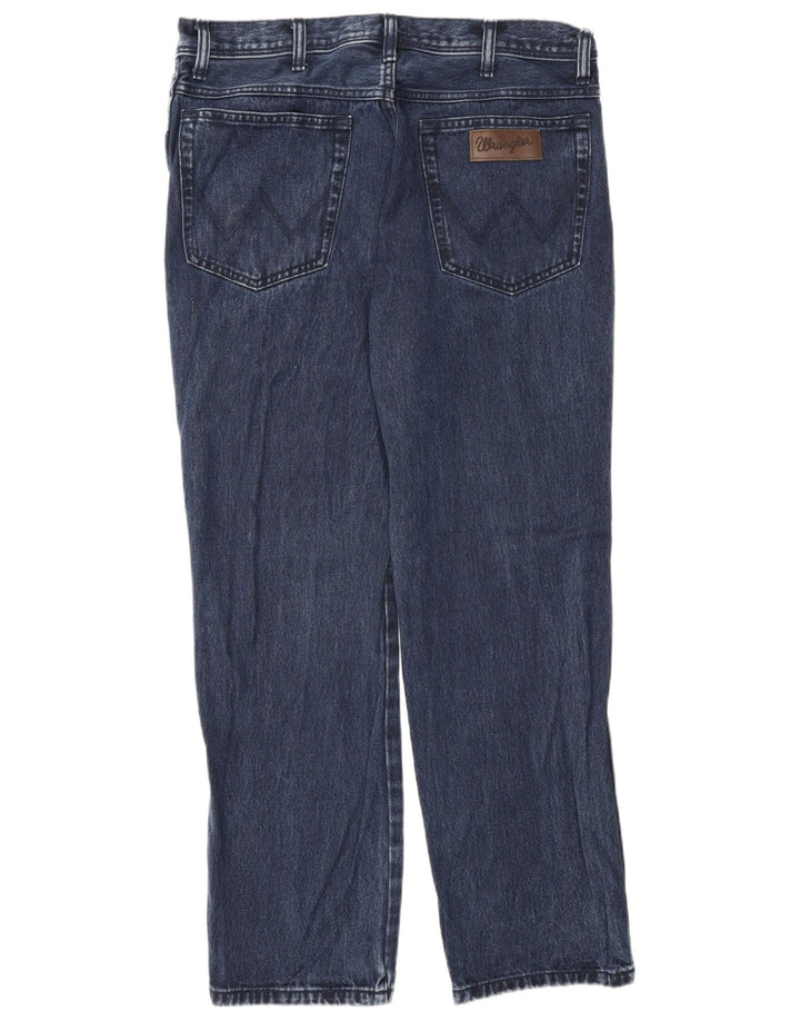 Blugi drepte pentru bărbați Wrangler Texas W34 L30 bleumarin