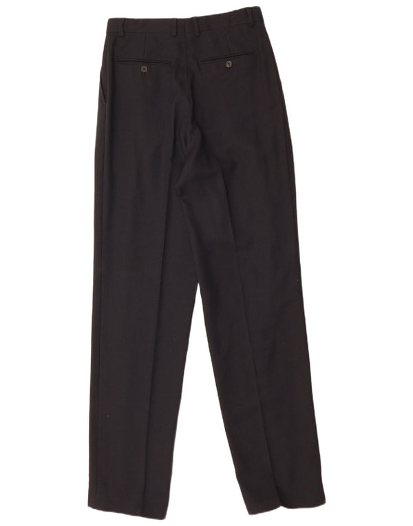 Pantaloni de costum vintage pentru bărbați, drepti, L28 L34, cu dungi negre