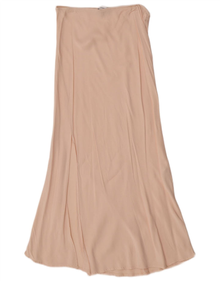 Fusta maxi pentru femei Warehouse UK 12 Medium W28 Bej Viscoza