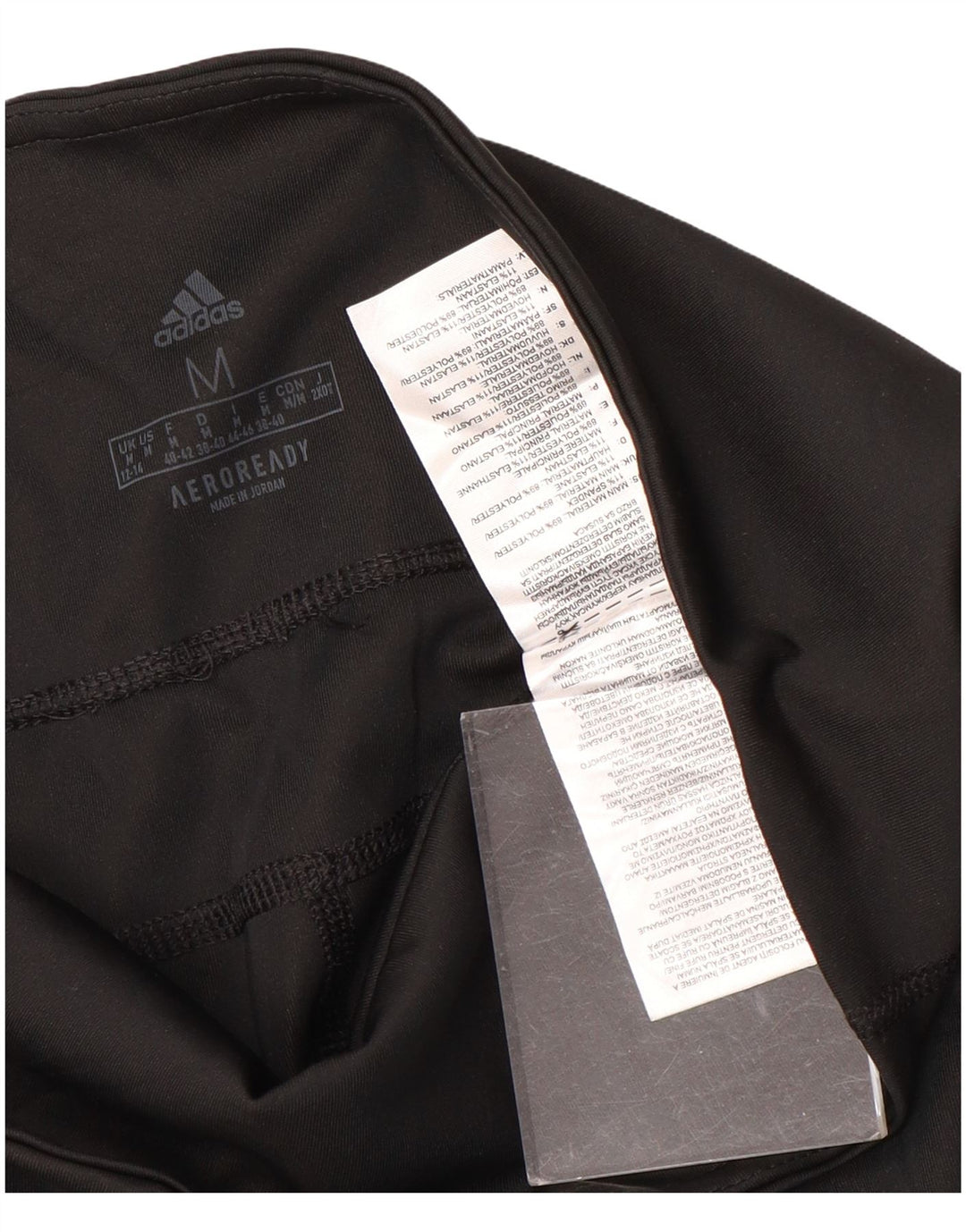 Leggings Aeroready ADIDAS pentru femei UK 12/14 Poliester mediu negru