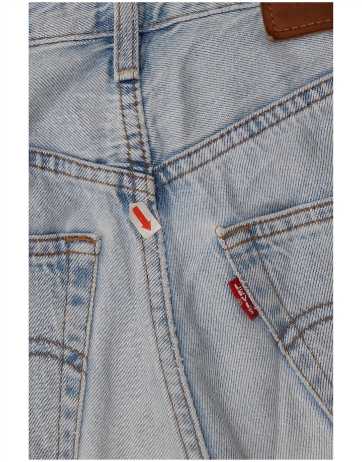 Blugi drepti pentru femei Levi's Ribcage W25 L29 Bumbac albastru