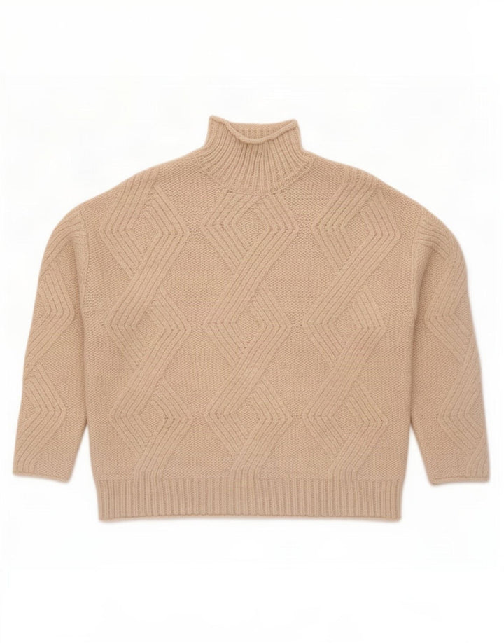 Pulover cu gât țestoasă pentru femei Marks & Spencer UK 14 Medium Off White