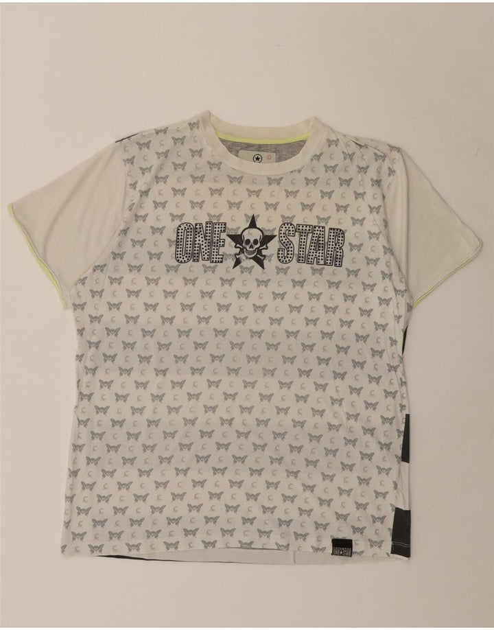 Tricou grafic Converse pentru femei Top UK 16 Large White Striped Bumbac