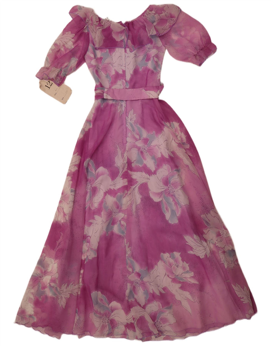 JOHN BENTLEY Rochie Maxi pentru Femei UK 12 Medium Roz Floral Poliester
