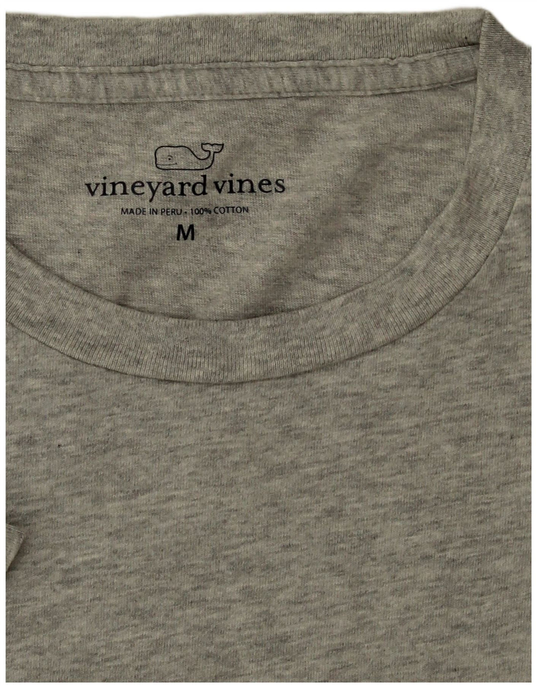 Vineyard Vines Tricou grafic pentru bărbați Top din bumbac gri mediu