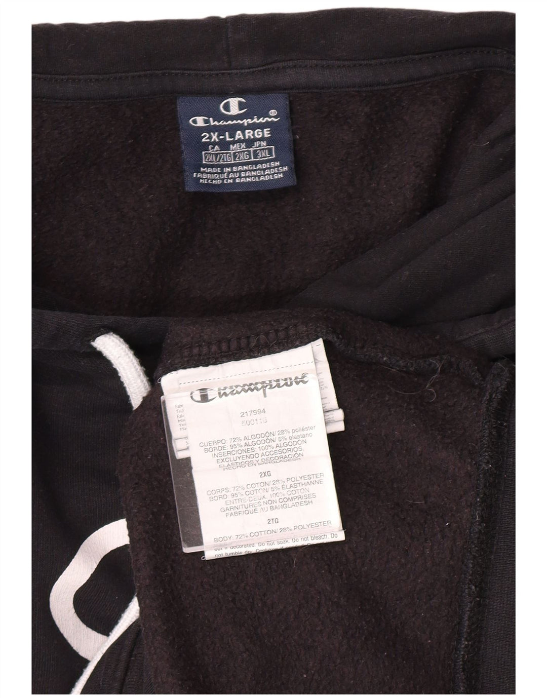 Pulover pentru bărbați CHAMPION New York Graphic Hoodie, 2XL, bumbac negru