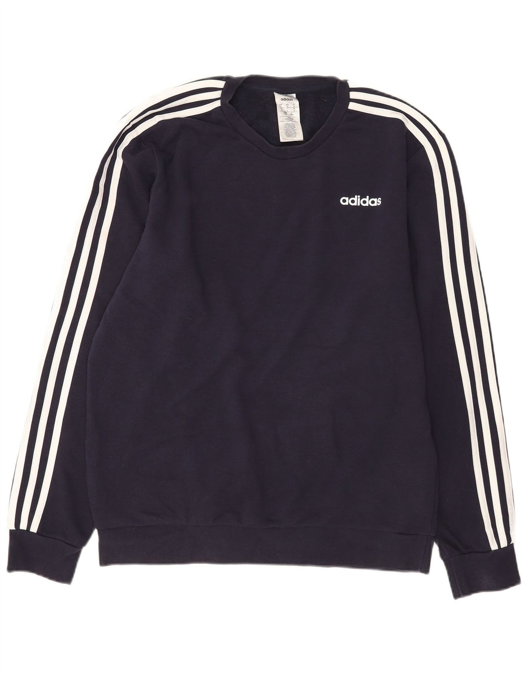 Hanorac pentru bărbați Adidas Jumper mare din bumbac bleumarin