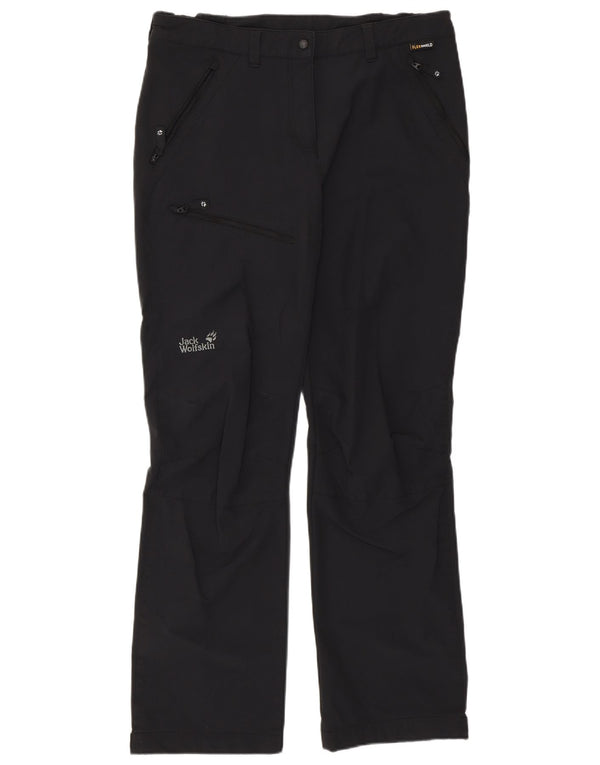 JACK WOLFSKIN Pantaloni cargo pentru drumeții pentru femei UK 14/16 Large W34 L30 Negru