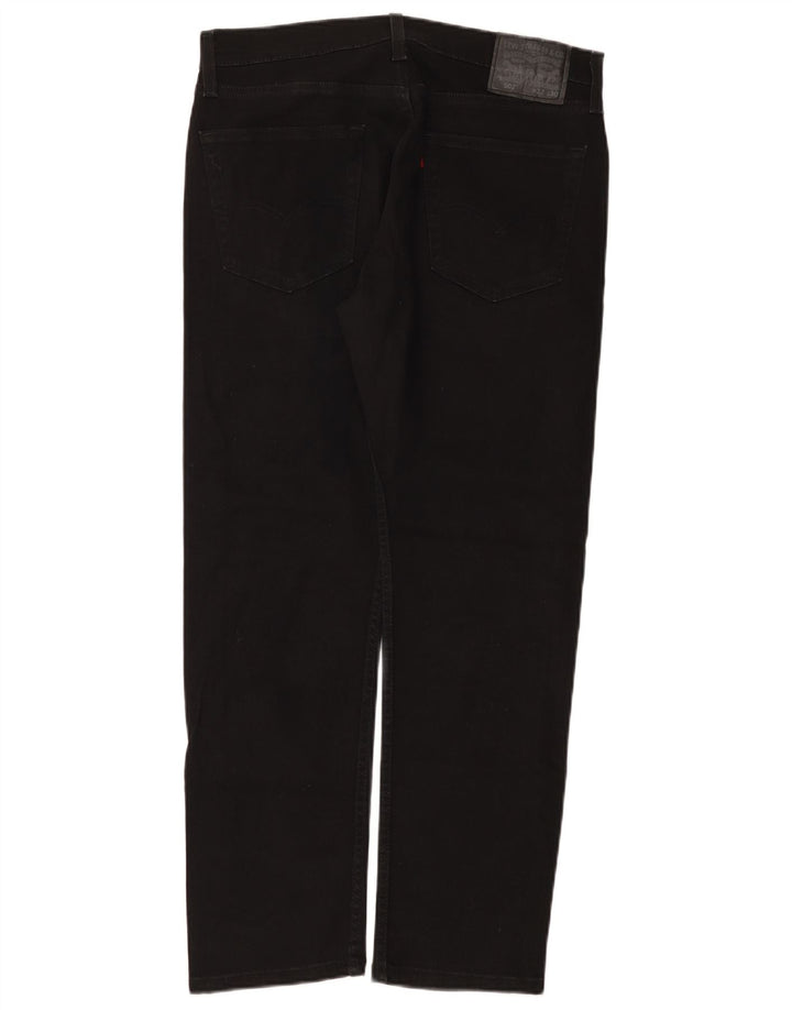 Blugi conici pentru bărbați Levi's 502 W32 L30 bumbac negru