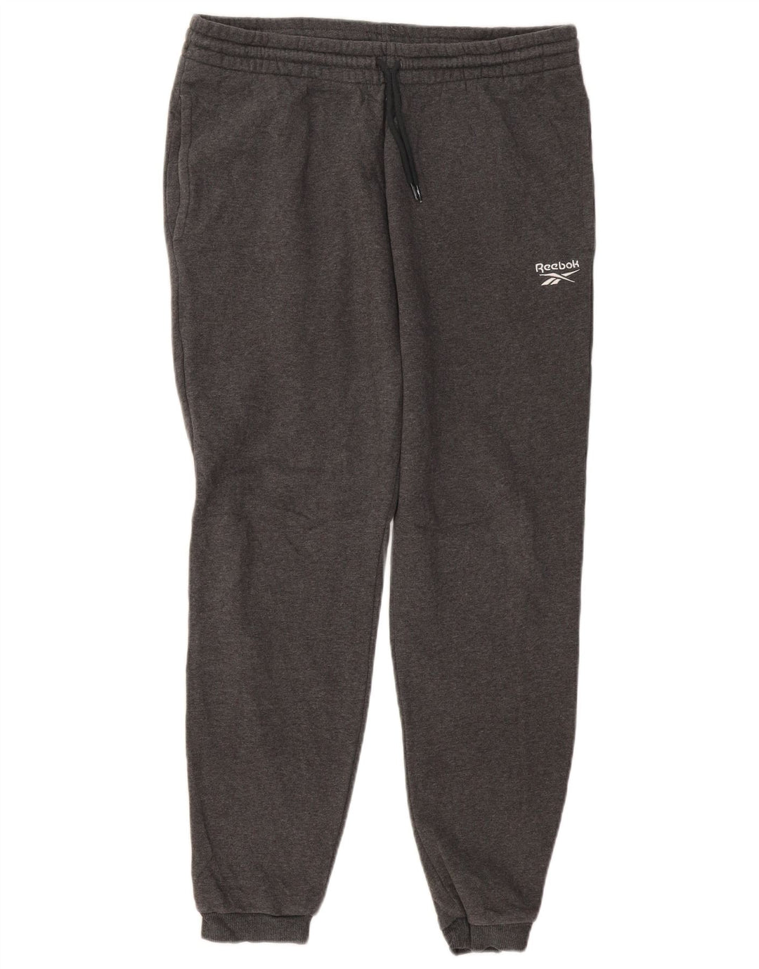 REEBOK Pantaloni de trening pentru bărbați Joggeri mari, gri bumbac