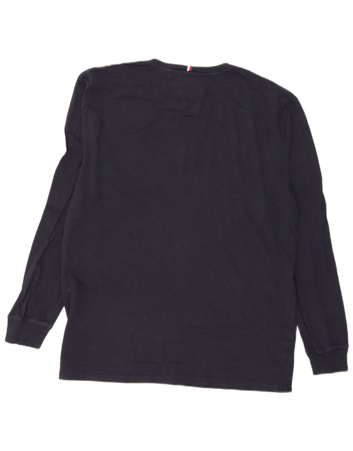 Top pentru bărbați Tommy Hilfiger cu mânecă lungă XL bleumarin