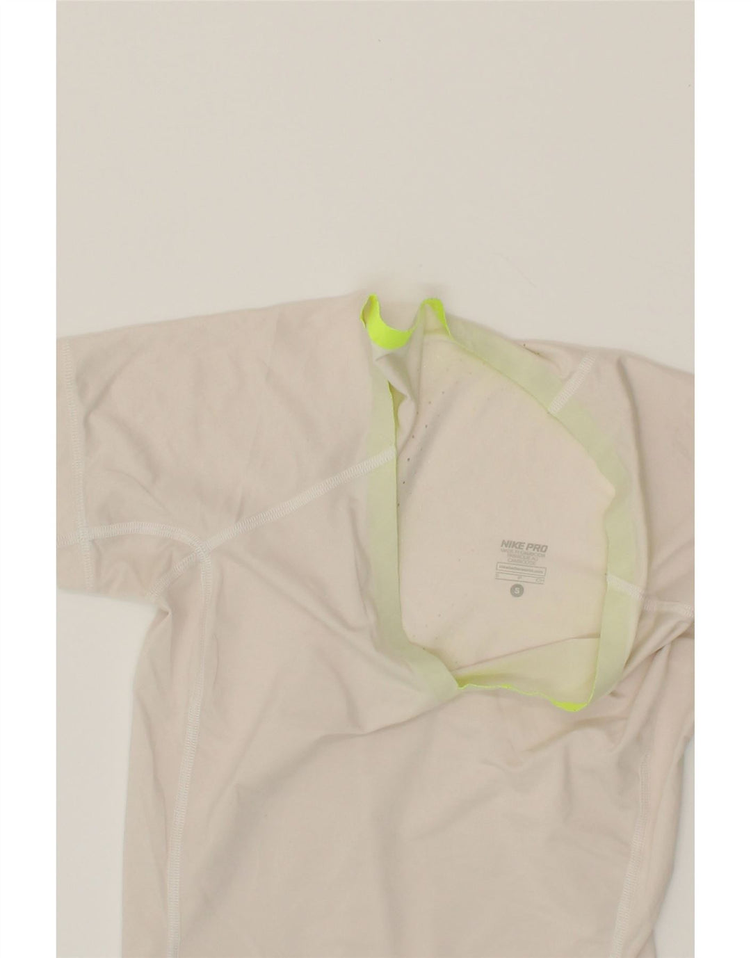 NIKE Womens T-Shirt Top UK 10 Small White Polyester Vintage Nike and Second-Hand Nike from Messina Hembry 