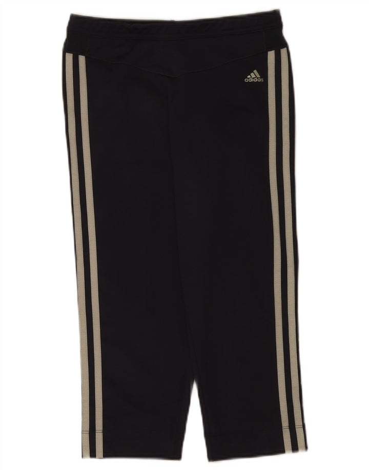 Leggings Adidas Climalite Capri pentru femei UK 12 Medium W30 Bleumarin