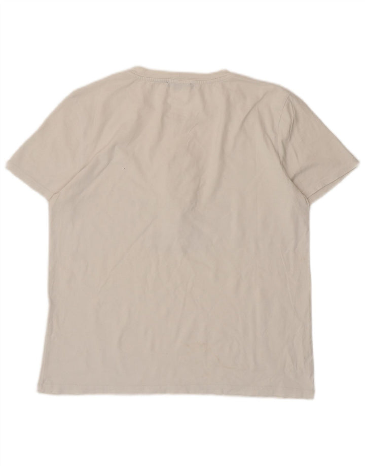 ZARA Womens Graphic T-Shirt Top UK 14 Medium White