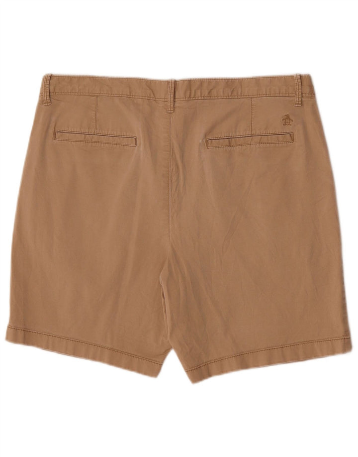 Pantaloni scurți chino pentru bărbați Penguin W36, mare, bej, bumbac