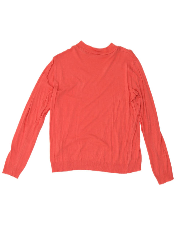 Top pentru femei Massimo Dutti cu mânecă lungă UK 18 XL roz Lyocell
