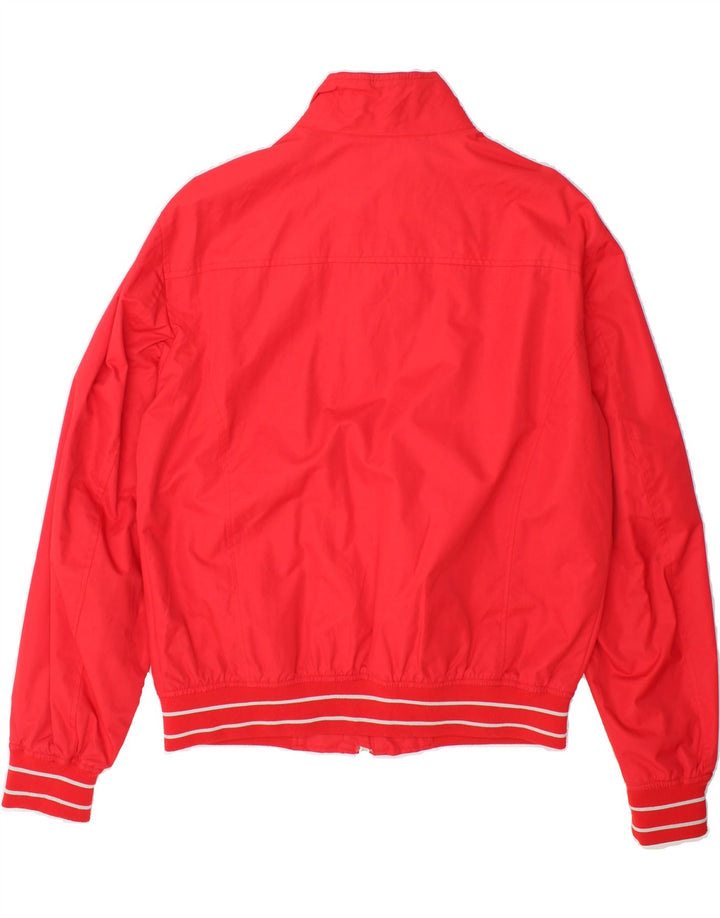 ELVSTROM Mens Bomber Jacket UK 42 XL Red Polyester Vintage Elvstrom and Second-Hand Elvstrom from Messina Hembry 