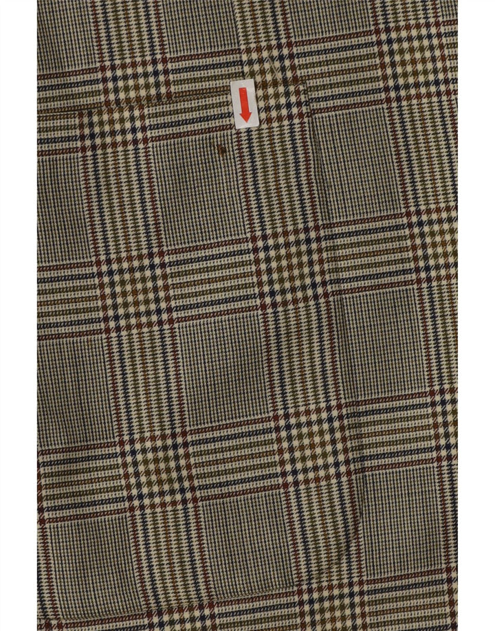 Jachetă pentru bărbați Brooks Brothers, cu 3 nasturi, IT 54 2XL, lână gri Houndstooth