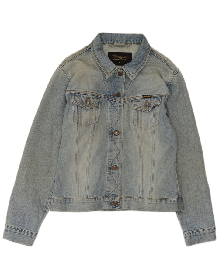 Jachetă de blugi pentru femei WRANGLER UK 18 XL, bumbac albastru