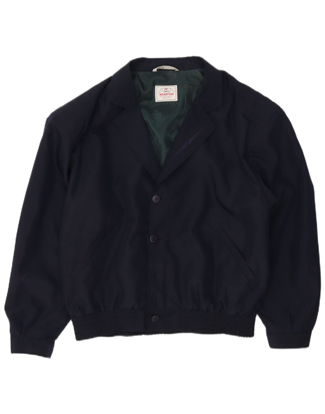 Jachetă bomber pentru bărbați Wampum UK 42 XL, bleumarin, viscoză