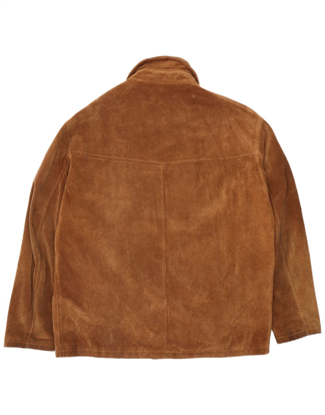 Jachetă vintage pentru bărbați din piele intoarsa IT 54 2XL din piele maro