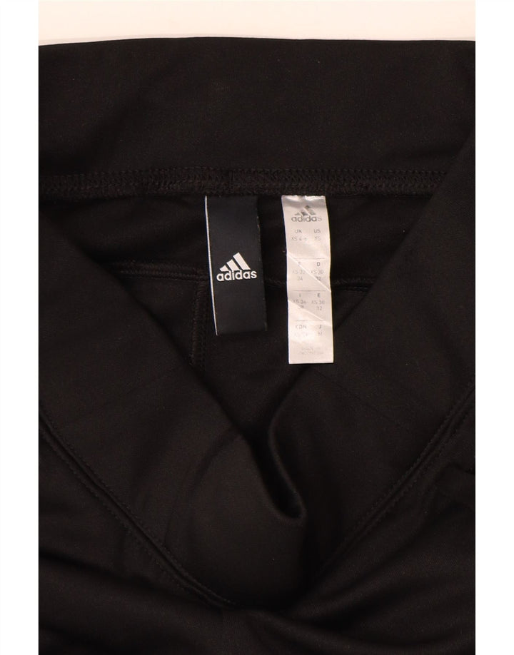 Leggings pentru femei Adidas UK 4/6 XS poliester negru