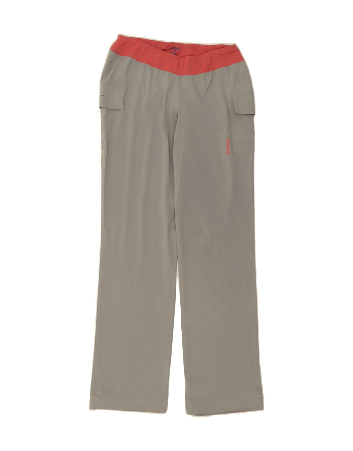 REEBOK Womens Tracksuit Trousers UK 4/6 XS  Grey Colourblock Polyester Vintage Reebok and Second-Hand Reebok from Messina Hembry 