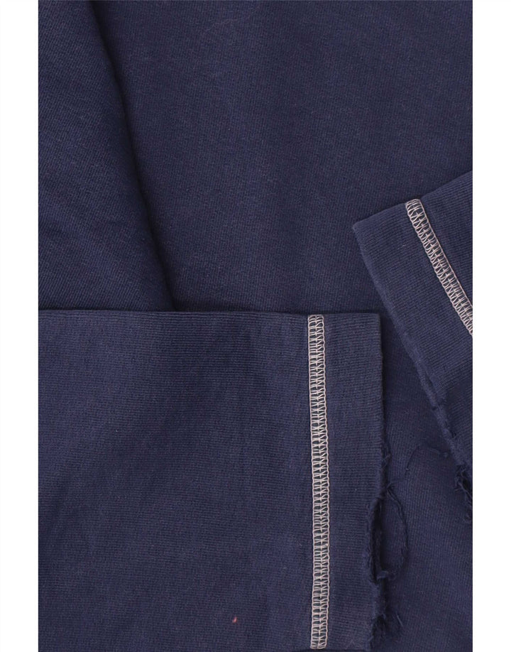 Top pentru bărbați Levi's cu mânecă lungă, mediu bleumarin, bumbac color bloc