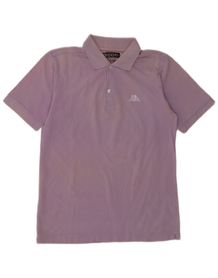 Cămașă polo pentru bărbați Kappa Bumbac violet mic