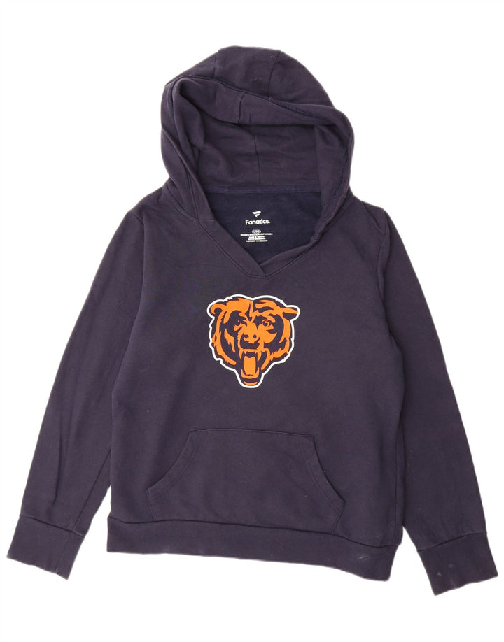 FANATICS Pulover pentru femei Chicago Bears Graphic Hoodie UK 16 Mare Bleumarin