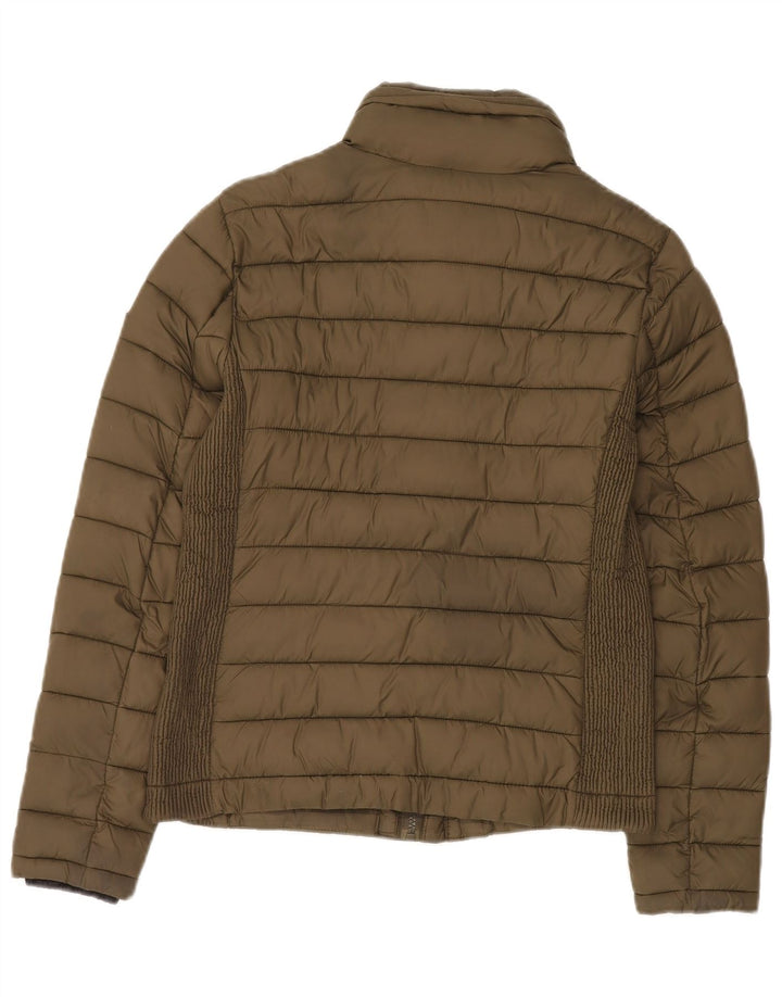 Jachetă căptușită Superdry pentru femei UK 12 Medium Khaki Nylon