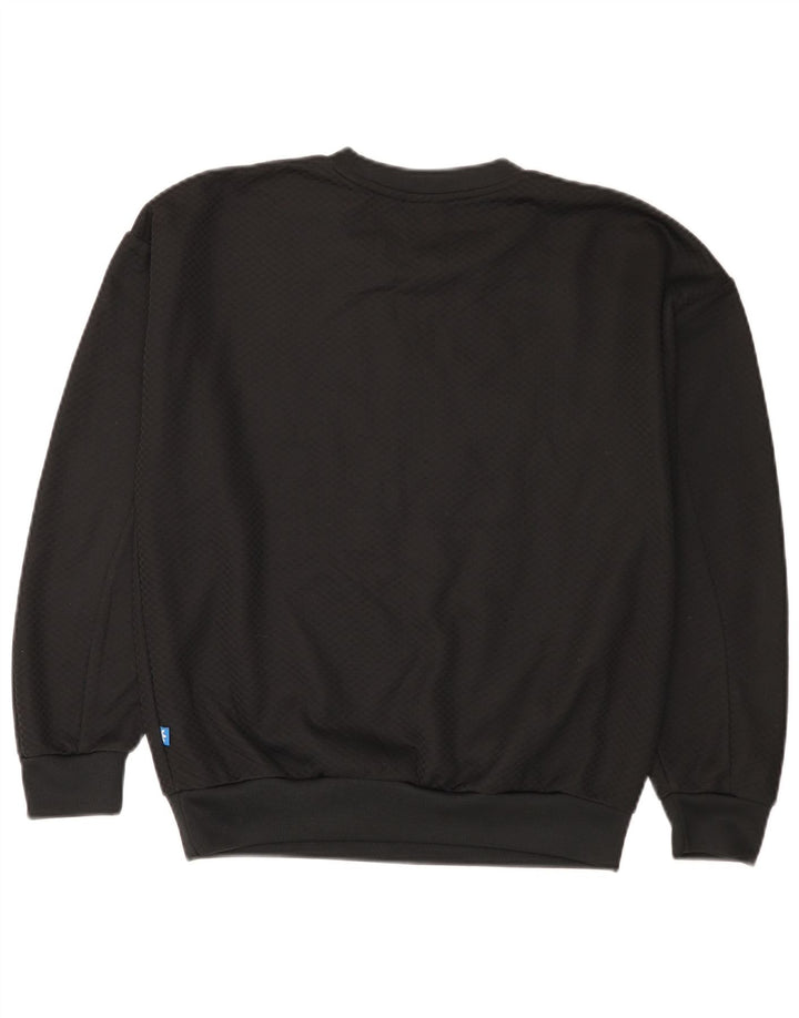 Pulover cu grafic pentru femei Adidas UK 8 Small Negru Geometric
