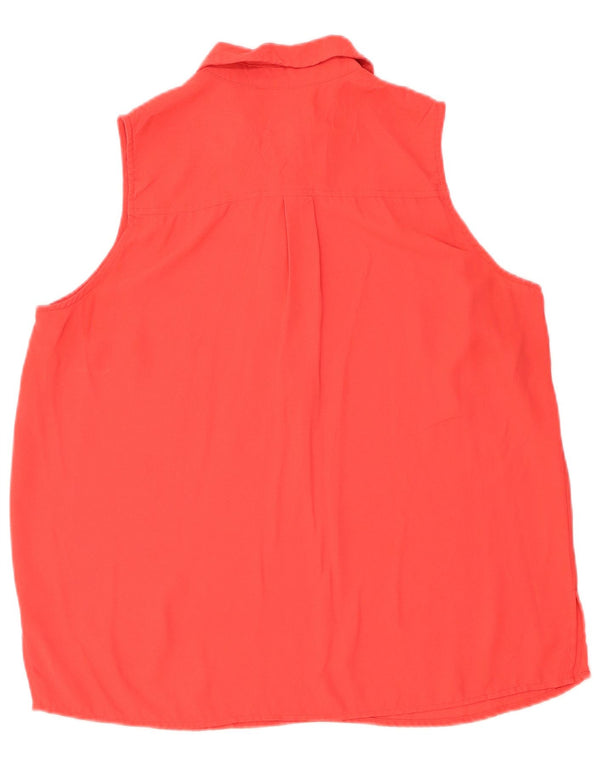 Bluză fără mâneci pentru femei MICHAEL KORS UK 14 Large Red