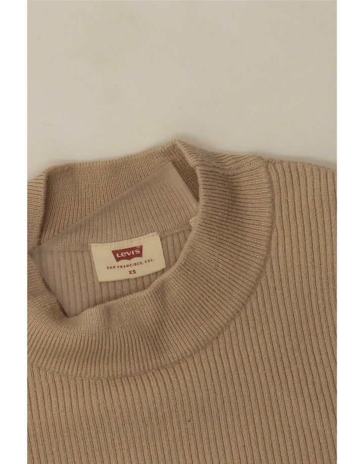 Pulover Levi's pentru femei cu decolteu rotund UK 4 XS Bej