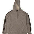 ADIDAS Mens Hoodie Jumper Large Grey Cotton Vintage Adidas and Second-Hand Adidas from Messina Hembry 