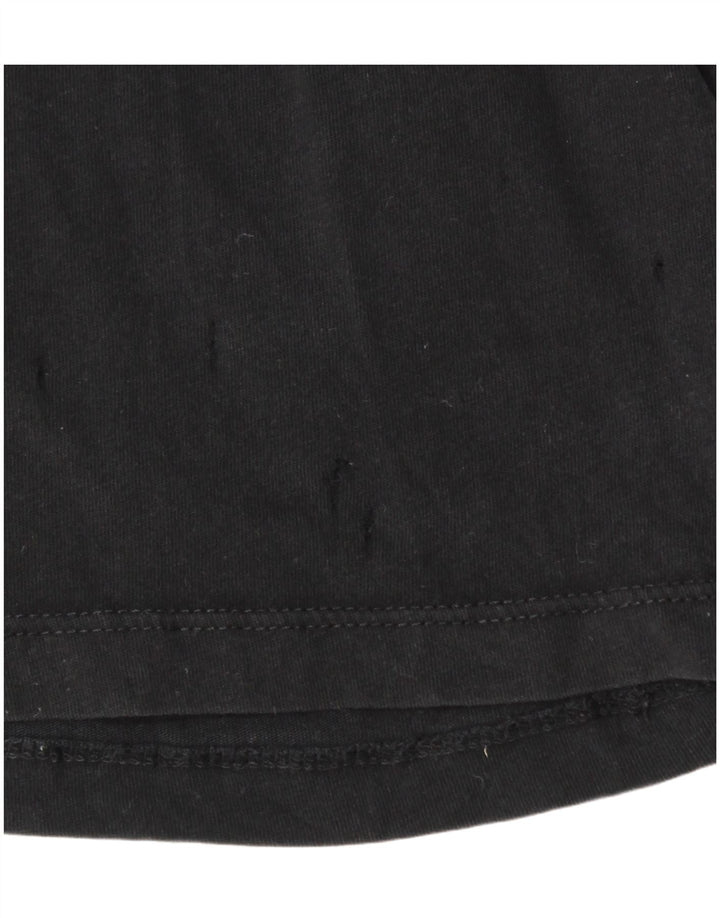 ZARA Womens T-Shirt Top UK 16 Large Black