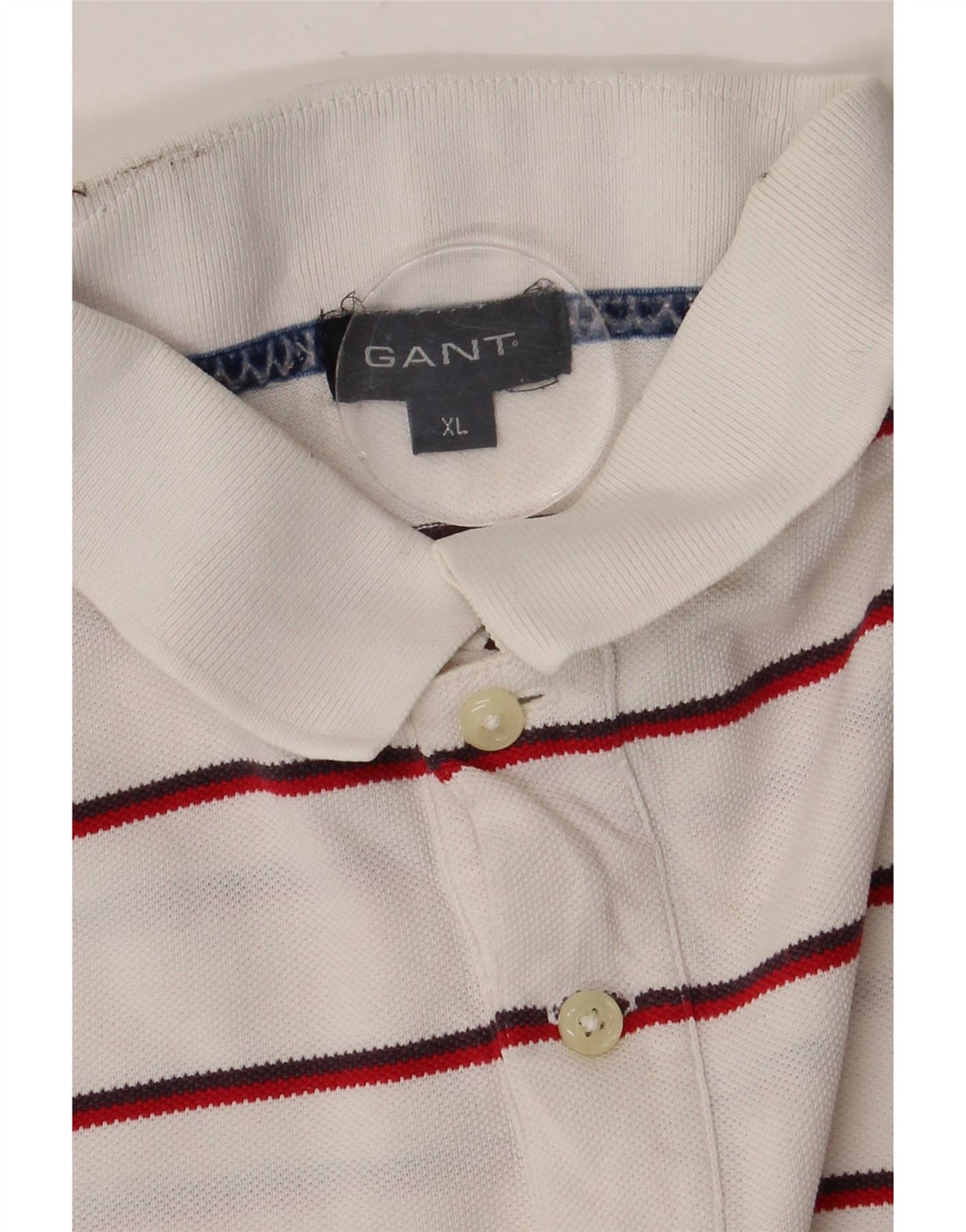 GANT Tricou polo pentru bărbați XL cu dungi albe