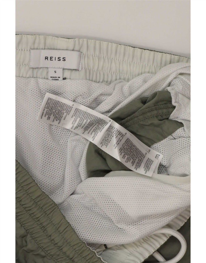 Pantaloni scurți de înot Reiss pentru bărbați, poliester verde mic