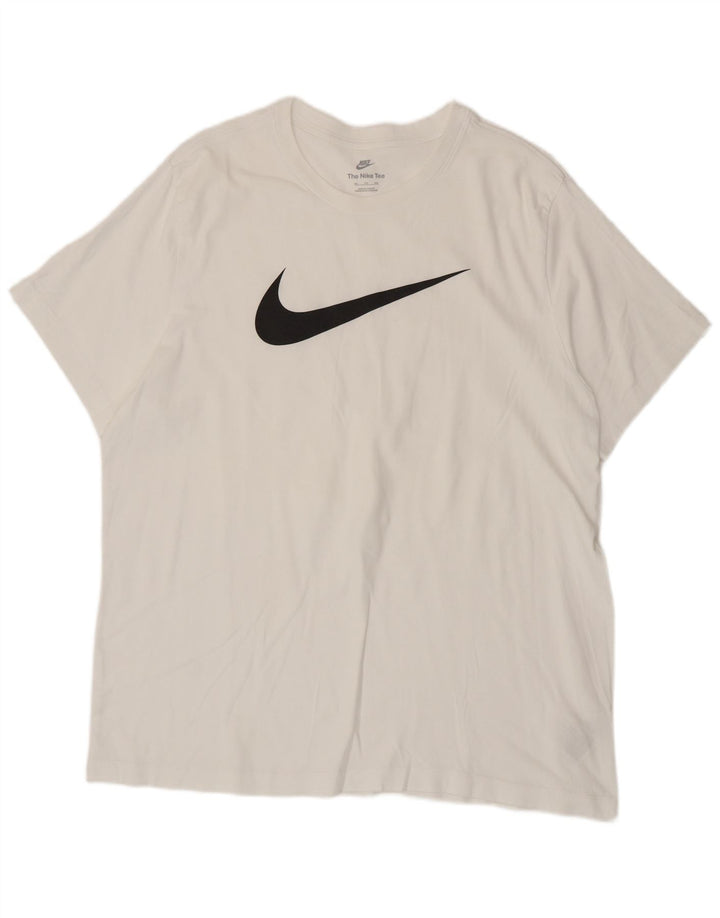 Tricou grafic pentru bărbați Nike Top 2XL Bumbac alb