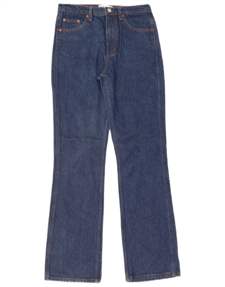 Blugi ZARA dama Bootcut EU 38 Mici W28 L34 Albastru