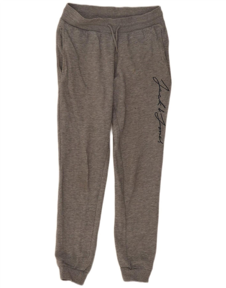 JACK & JONES Pantaloni de trening grafic pentru bărbați Pantaloni de jogging XS Gri pete